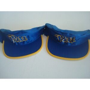2PC LOT PITT PANTHERS PAINTERS    90S FITTED OSFM  DEADSTOCK  HAT CAP VINTAGE A3